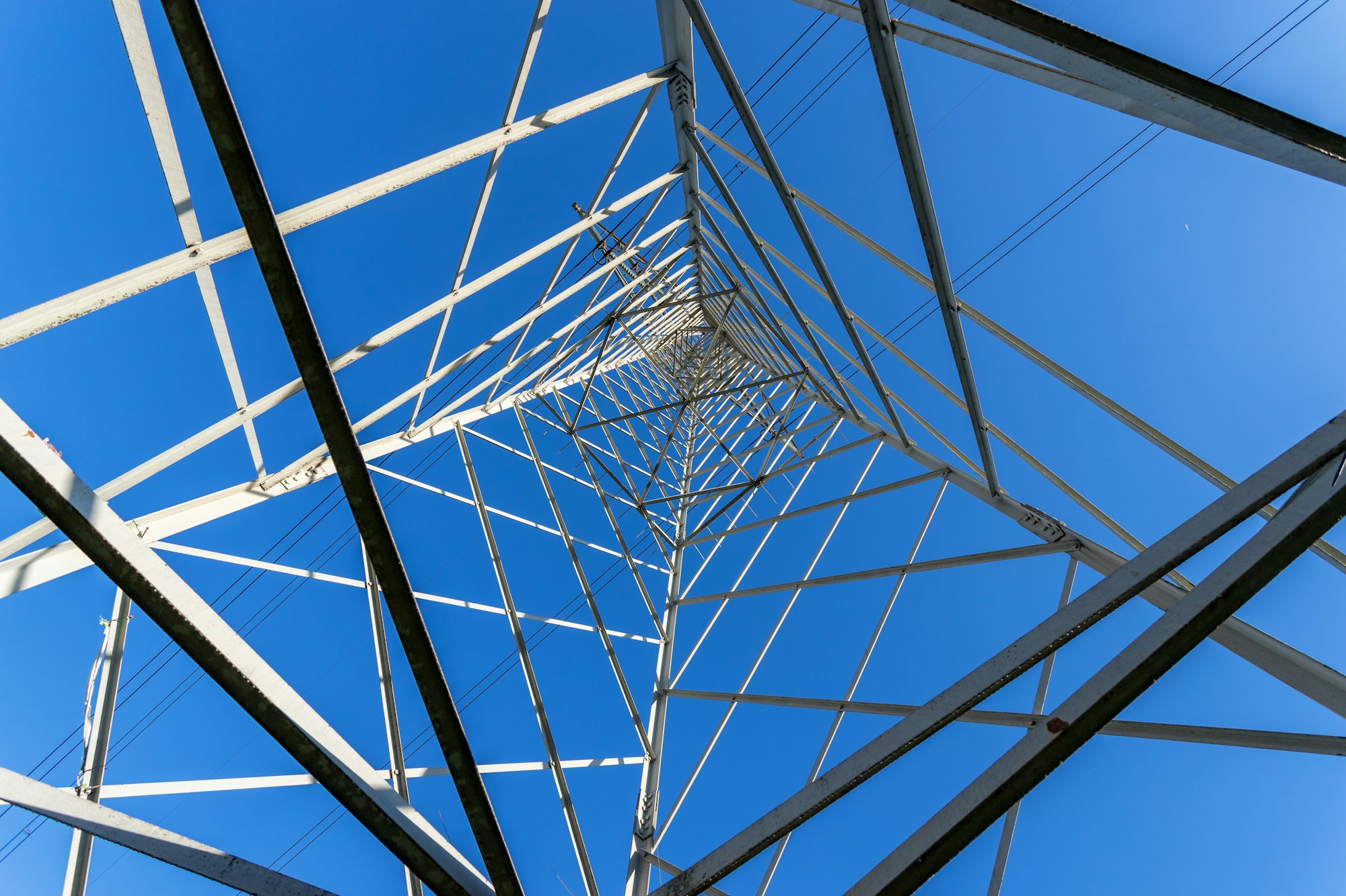 High Voltage Electricity Grid Pylon